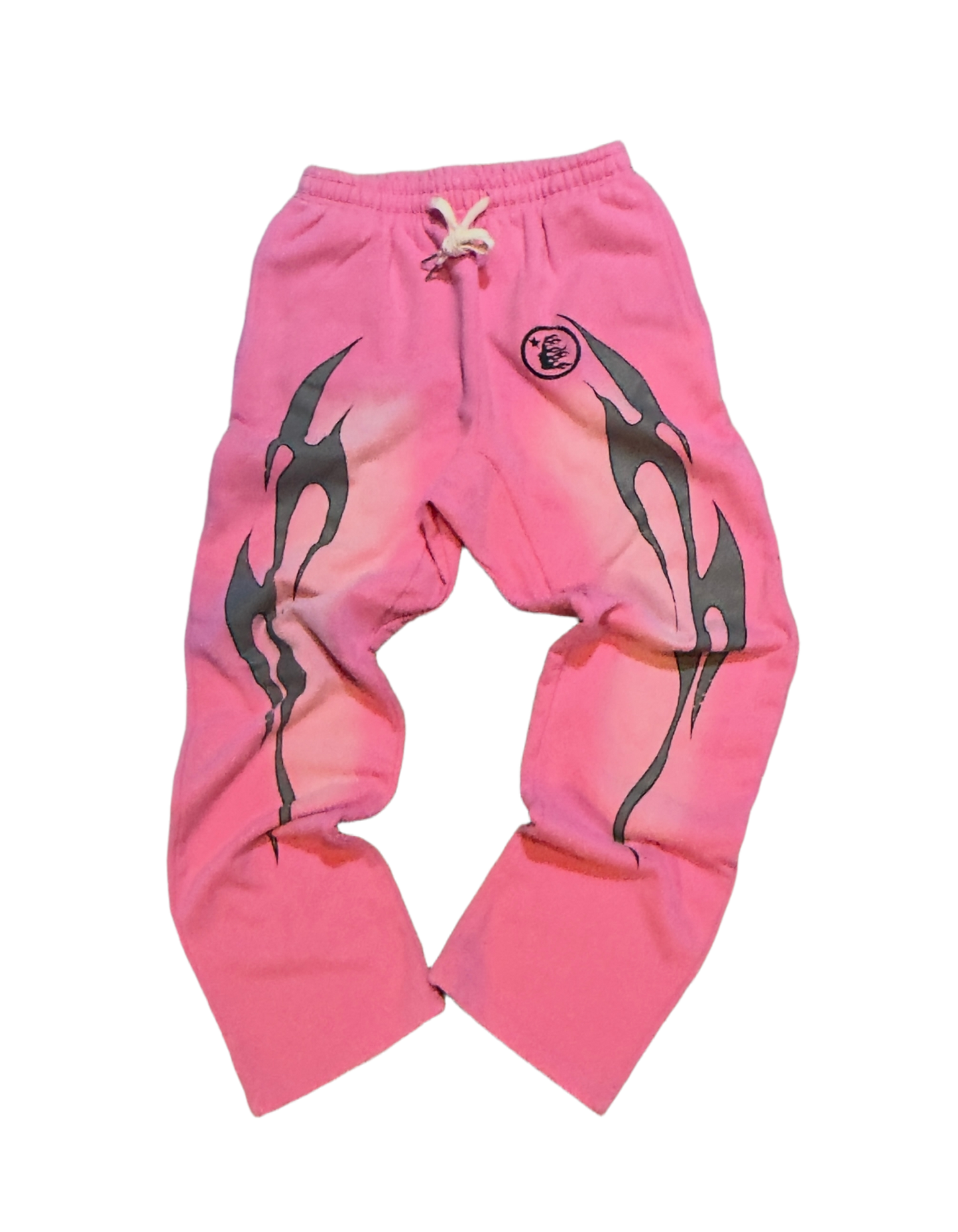 Pink Hellstar Flame Sweatpants
